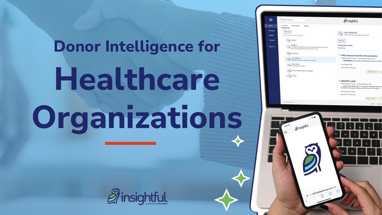 Donor Intelligence for Healthcare orgs